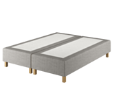 Boxspring Forbes Merlot Gris - 200x200 cm