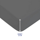 Hoeslaken Zink Katoen 25 - 120x200 cm