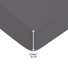 Hoeslaken Zink Katoen 30 - 90x190 cm