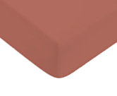 Hoeslaken Katoen Terracotta Bonnet 30 - 200x200 cm