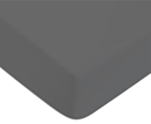 Hoeslaken Percale Donkergrijs 35 - 140x190 cm
