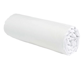  Hoeslaken perkal wit 90 x 200 cm 
