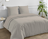 Hoeslaken satijn Beige 35 - 180x200 cm