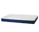 Eloa-matras 140x200 cm, stevig, traagschuim, witte achtergrond, packshot