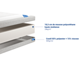 Matelas au confort équilibré Goyave 180x200 cm 