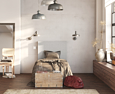 Hoofdeinde Kahaia Page Ashgrey 80 - H120 cm