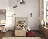 Hoofdeinde Kahaia Nika Beige 80 - H120 cm