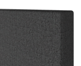 Hoofdeinde Kahaia Page grey 160 - H120 cm