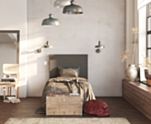 Hoofdeinde Kahaia Page Grey 90 - H100 cm