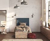 Hoofdeinde Kahaia Nika Royal Blue 80 - H120 cm