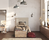 Hoofdeinde Kalmia Beige 90 - H120 cm