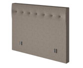 Hoofdeinde Kalmia Taupe 160 - H120 cm