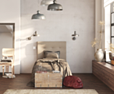 Hoofdeinde Kalmia Taupe 90 - H100 cm