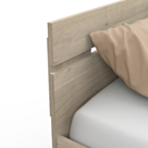 Bed Michigan Eik - 140x200 cm