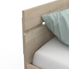 Bed Michigan Eik - 140x200 cm