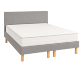 Beddengoedset Leon - grijs - (x2) 80x200 cm (160x200 cm) 