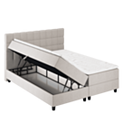 Bed met Opbergruimte Omega Beige - 180x200 cm