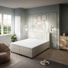 Bed met Opbergruimte Omega Beige - 180x200 cm