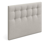 Tete de lit Zeliz gris 115h 160cm 