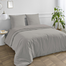 Hoeslaken Percale Licht Grijs 35 - 180x200 cm