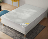 Bedbodem Cirse Deco Boucle Wit - 140x190 cm