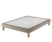 Bedbodem Cirse deco Taupe - 160x200 cm