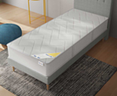 Bedbodem Cirse Deco Ashgrey - 120x220 cm