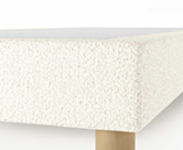Bedbodem Calla Deco Boucle Wit - 90x200 cm