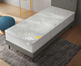 Bedbodem Cirse Deco Grey - 120x190 cm