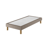 Bedbodem Cirse deco Taupe - 120x190 cm