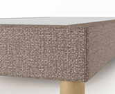 Bedbodem Cirse deco Taupe - 80x200 cm