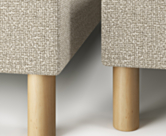 Ensemble Jungle  / Calla déco Beige - 90x200 cm
