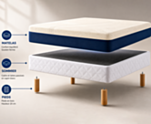 Aurore matrasset / Cirse boxspring - (2x) 70x200 cm - 140x200 cm