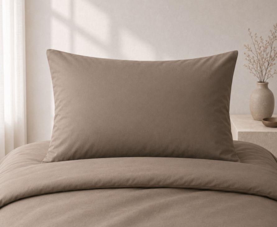 Kussensloop - Percal 80 draden - Cashmere - 65x65 cm