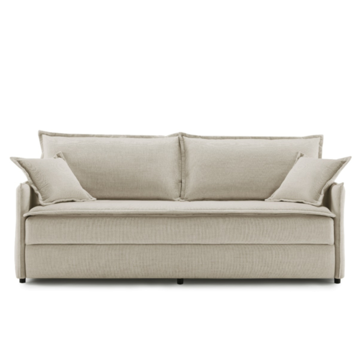 Slaapbank Scandinavia Beige - 140x190 cm