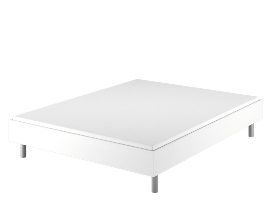 Bed German Blanc - 140x190 cm