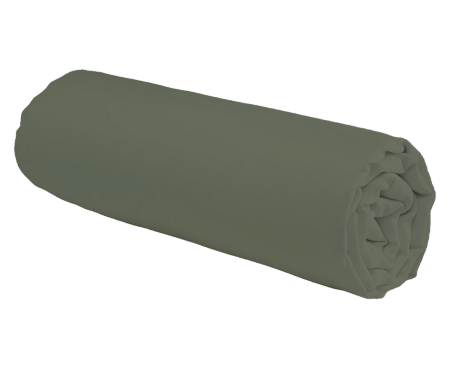 Hoeslaken Katoen Kaki Bonnet 30 - 140x200 cm
