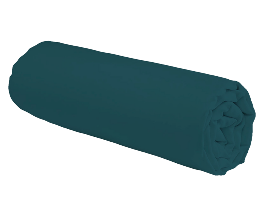 Hoeslaken Katoen Petrole Bonnet 25 - 180x200 cm