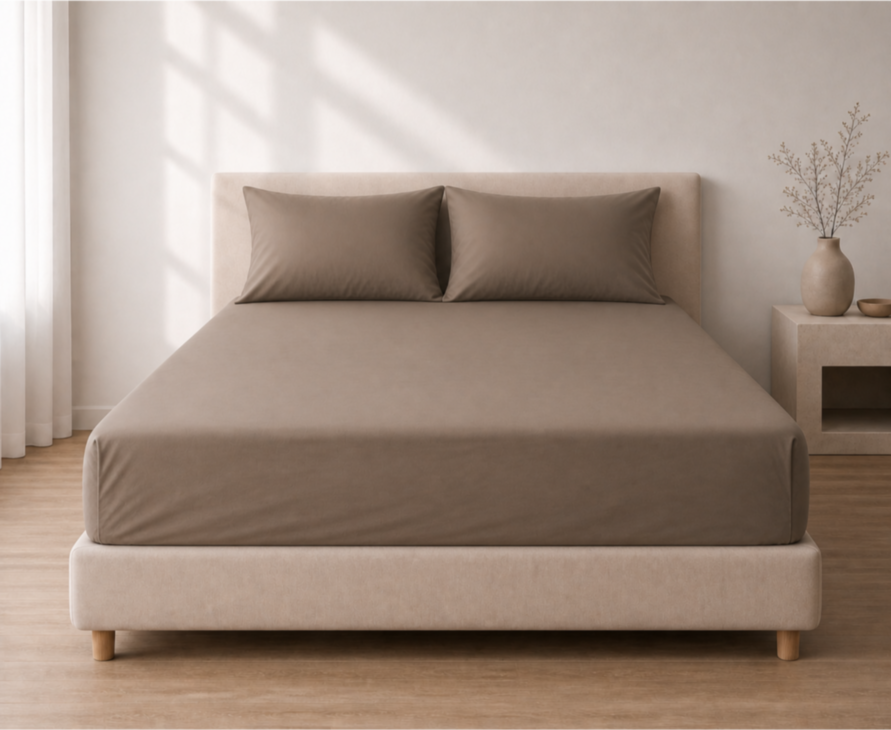 Cashmere hoeslaken van perkal  Bonnet 35 - 140 x 200 cm