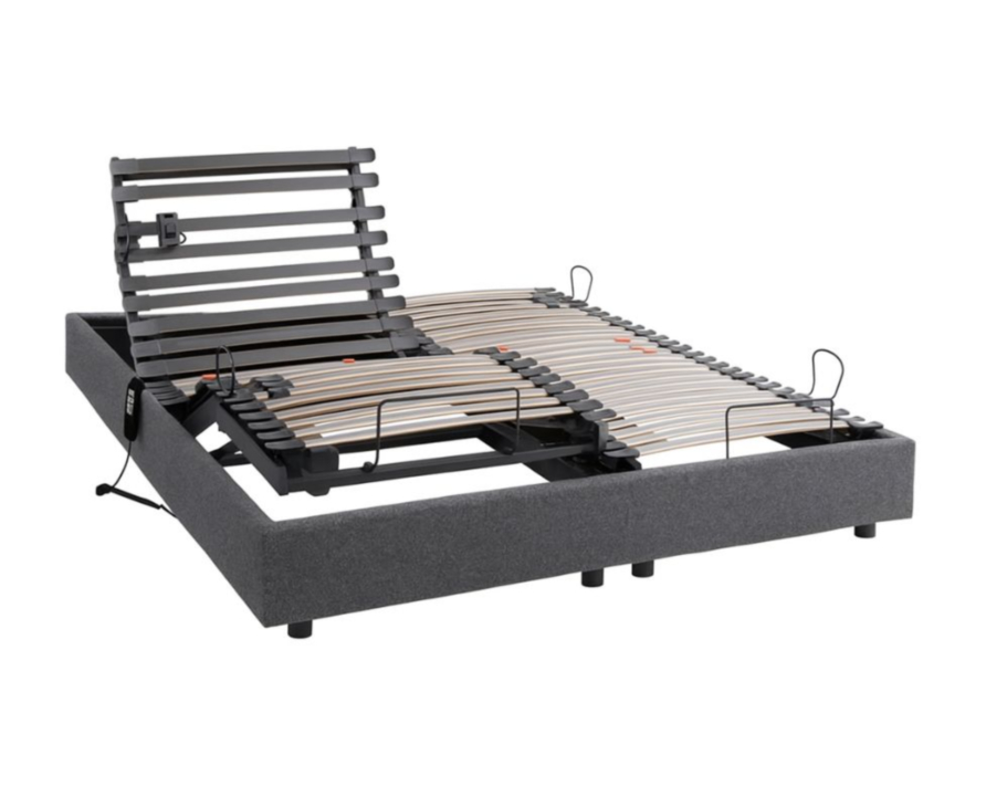 Bedbodem Sommeil Plus graniet grijs - 140X200 cm