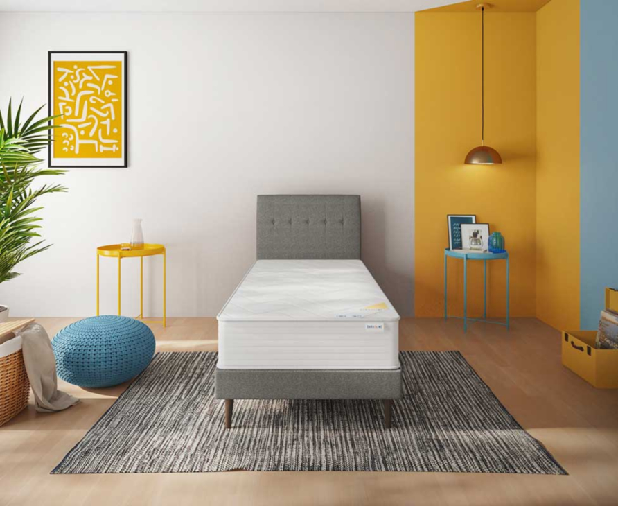 Bedbodem Cirse Deco Grey - 70x190 cm