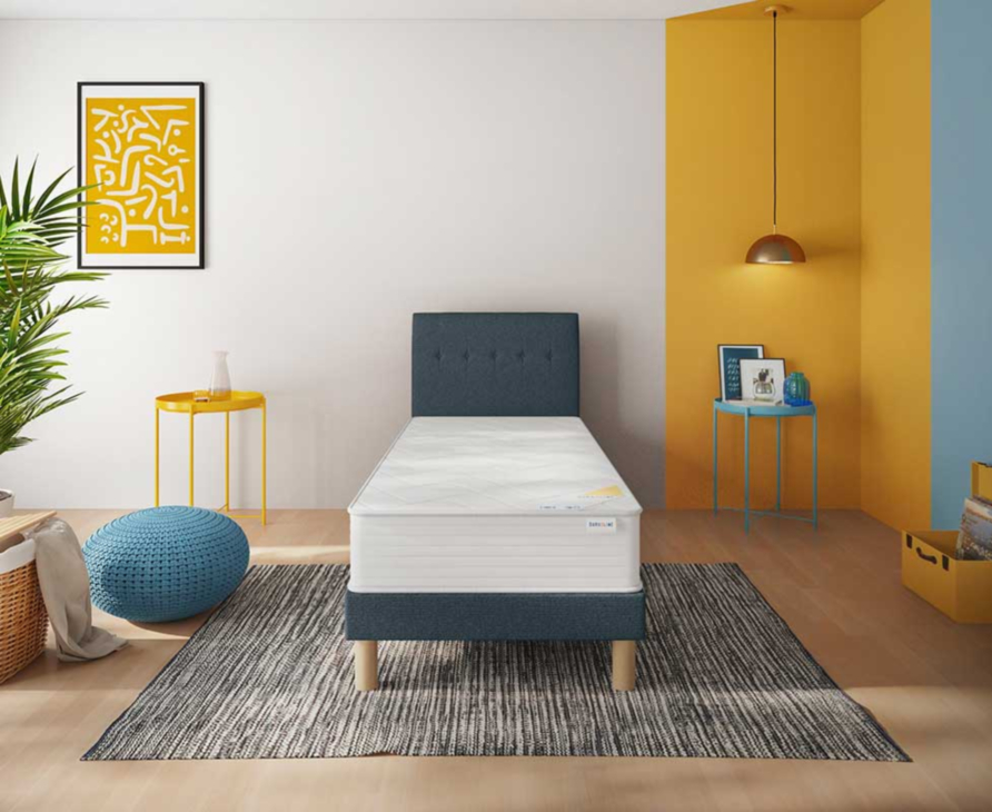 Bedbodem Cirse Deco Blauw - 90x200 cm