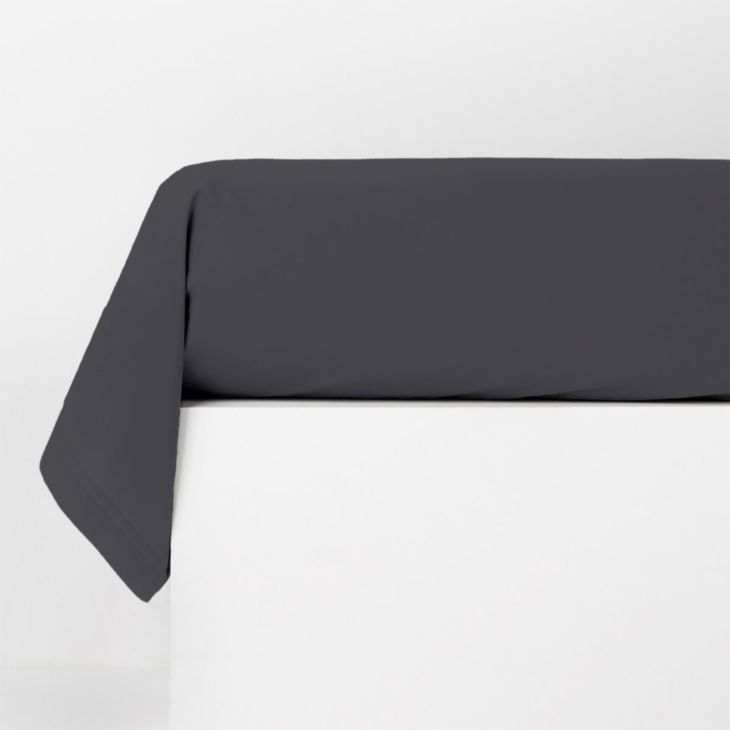 Bolster zaak ronde Zinc - 85x140 cm