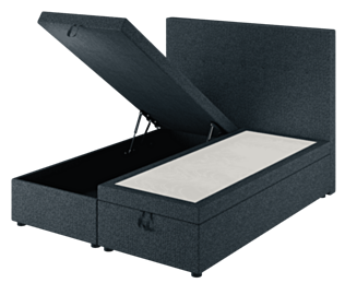 Bed met Opbergruimte Cassia Blauw - 140x200 cm