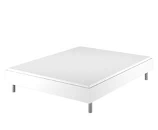 Bed German Blanc - 160x200 cm