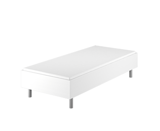 Bed German Comfort Wit  - 90x190 cm