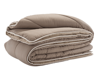 Dekbed Colors Taupe - 240x260 cm