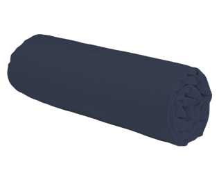 Hoeslaken satijn Marine 35 - 140x200  cm