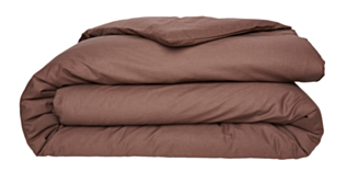 Dekbedovertrek Katoen Taupe - 240x260 cm