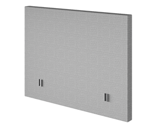 Hoofdeinde Kahaia Page Ashgrey 140 - H100 cm